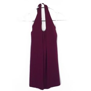 Bloomingdale’s Aqua || Eggplant Colored Halter Top